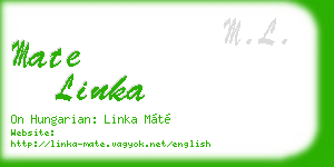 mate linka business card